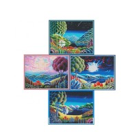 NKF Fantastic scenery 5d art landscape pattern diy crystal Chinese diamond painting