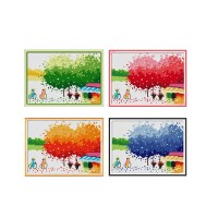 NKF four seasons factory custom 5d diy crystal diamond painting