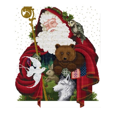 NKF Merry Christmas(7) high quality diy sewing cross stitch set handwork diy beginner's embroidery gift