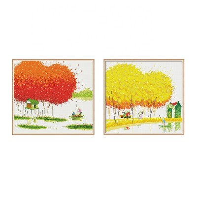 NKF good harvest landscape style 5d rhinestone diamond painting