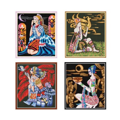 NKF The pretty figure wholesale 5d rhinestone diamond painting