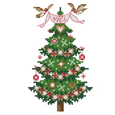 NKF room wall handwork decoration christmas pattern cross stitch